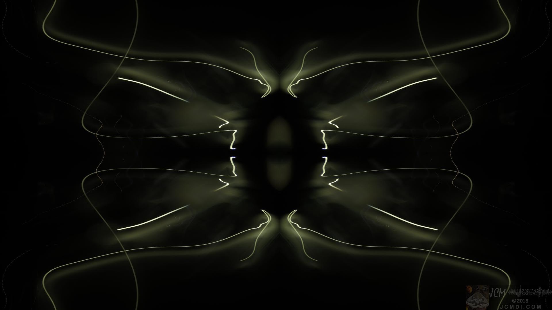 Lightning Night Abstract Quadroscopic